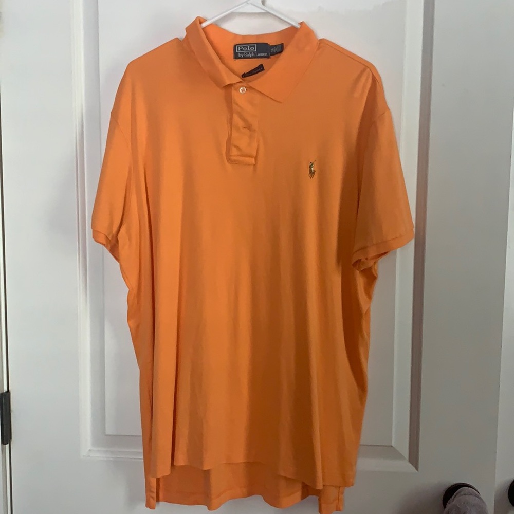 Polo by Ralph Lauren Orange Pima Polo Shirt